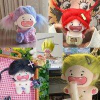 10 ซม ตุ๊กตาการ์ตูนน่ารักผมสีสันผ้าฝ้ายตุ๊กตาของเล่นตลกตกแต่ง DIY ตุ๊กตาเพื่อนของขวัญคู่รัก