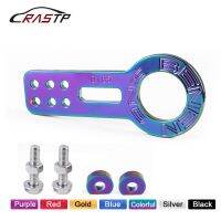 RASTP-BENEN Universal Racing car Front Tow Hook Fit for Car Auto Trailer Ring JDM Style Anodized Colorful RS-TH001