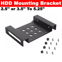 Adapter แปลงช่อง 5.25" ให้ใส่ HDD SSD ขนาด 2.5 or 3.5 Mounting Bracket Adapter Mounting Hard Drive Holder for PC Laptop Protect Hard Disk Bracket