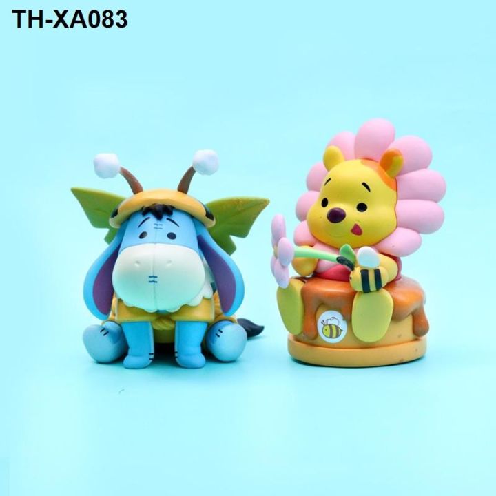 winnie-the-pooh-cake-blind-box-hand-do-family-little-figurines-decorative-furnishing-articles-to-send-his-girlfriend-a-birthday-present
