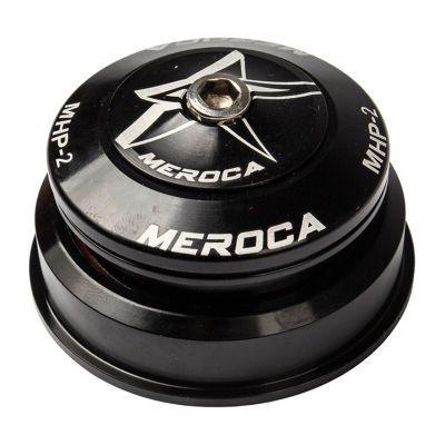 meroca ชุดถ้วยคอจักรยาน Tapered ขนาด 28.6/39.8 m.m. x 44/56 m.m.(สีดำ)