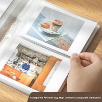 Photo Album Dustproof Waterproof High Clarity Pictures Holder Space-saving Transparent Pages Photo Card Collection Book