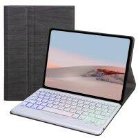 Fanadd Shop】สำหรับ Microsoft Surface Go 3/2/1 SFGOS เนื้อแบล็กไลท์สามสีกระเป๋าหนังคีย์บอร์ดบลูทูธ SFGOS สีดำ + สีดำ/ SFGOS สีดำ + สีขาว