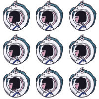 Pulaqi 10PCS Spirited Away Patch Wholesale Patches Iron On Patches For Clothing Faceless Man Wholesale Dropship Custom Patch