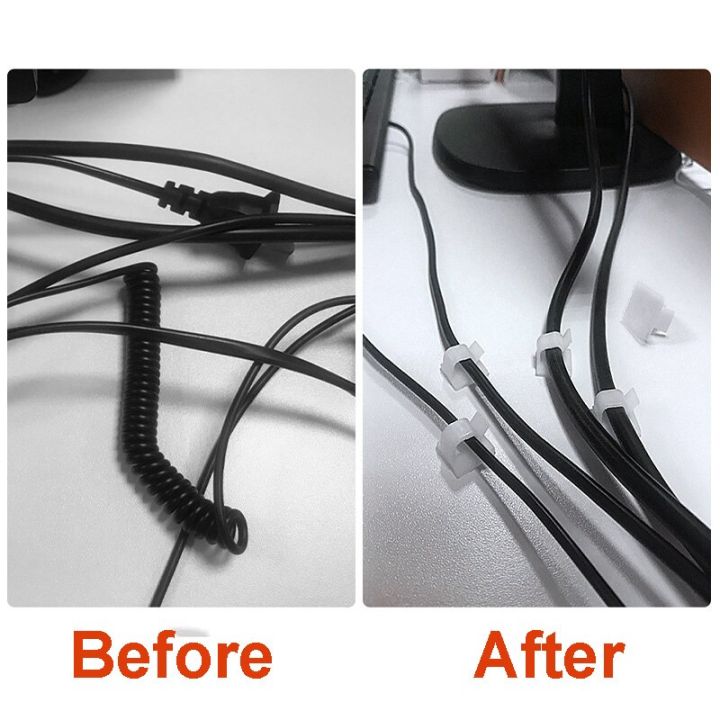 10pcs-cable-organizer-clips-cable-management-desktop-car-workstation-wire-manager-cord-holder-usb-charging-data-line-winder