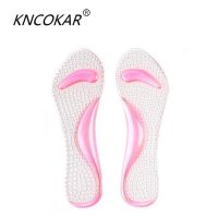 KNCOKAR Non-Slip Women Gel 3/4 length Arch Support Anti-slip Massaging Metatarsal Cushion Orthopedic Insoles for High Heels Shoe