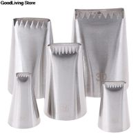 【CC】﹍♞✣  5 Sleeve Pastry Nozzles Patisserie Gateau Decorating Tools Nozzle Set Cakes