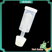 OKDEALS 3PCS ของใช้ในครัวเรือน การชงเบียร์ไวน์ น้ำปิดผนึก ถังหมัก carboy วาล์วตรวจสอบ Airlock สามชิ้น ล็อคอากาศด้วย Grommet