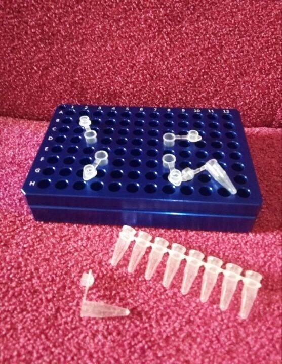 Laboratory PCR Cooling Block Aluminium for Tube 0.2 ml x 96 Well PCR ...