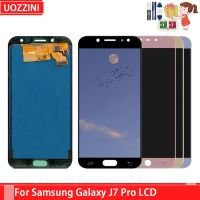 Tf/ole/original เหมาะสำหรับ Samsung Galaxy J730 LCD J7 Pro 2017 J730F จอแสดงผล LCD แบบสัมผัสหน้าจอชิ้นส่วนทดแทนการกำหนดตำแหน่งสำหรับ J7 Pro