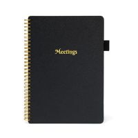 Notebooks Agendas Planner Meeting Record Book Business Meeting Office Notebook Student Meeting Notebook