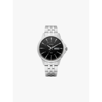 Citizen นาฬิกาข้อมือผู้ชาย [ประกันร้าน] CITIZEN นาฬิกาข้อมือผู้ชาย รุ่น AQ Mid Black Dial Silver รุ่น BF2011-51E