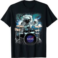 เสื้อยืดผ้าฝ้ายพรีเมี่ยม เสื้อยืด พิมพ์ลายนักบินอวกาศ Nasa