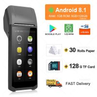 ♀℗☌ PDA Q8 Android 8.1 POS Terminal Portable Thermal 58mm Printer For Checks Point Of Sale Comercial All In One Receipt SII Program