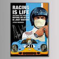 24ชั่วโมงของ Le Mans Michael Delaney โปสเตอร์บนผ้าใบพิมพ์ภาพศิลปะบนผนังนอร์ดิกสำหรับห้องนั่งเล่นภาพของตกแต่งบ้าน Cuadros