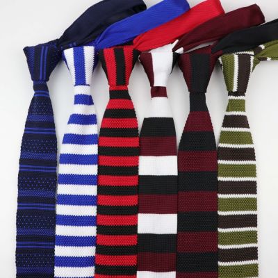 Fashion Men 39;s Colourful Tie Knit Knitted Ties Necktie Cross Striped Color Narrow Slim Skinny Woven Plain Cravate Narrow Neckties