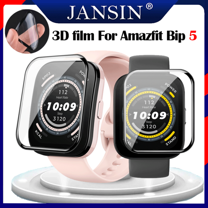 ฟิล์ม-amazfit-bip-5-เคสกันรอยหน้าจอ-3-มิติใสเคส-นาฬิกาอัจฉริยะ-amazfit-bip-5-smartwatch