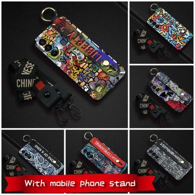Soft Phone Holder Phone Case For Tecno POP6 GO Anti-knock Lanyard Fashion Design Back Cover Silicone armor case cover
