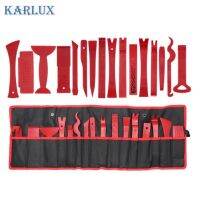 Karlux (16ชิ้น) อุปกรณ์ถอดคอนโซล ภายในภายนอกรถยนต์ อเนกประสงค์ 16pcs ในซองผ้าแยกช่องใส่