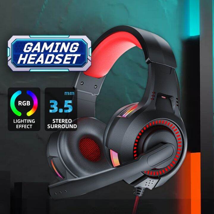 24H Delivery】Noise Cancelling Headphones with mic Over Ear Wired