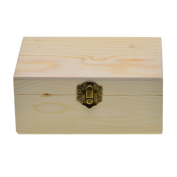 yotejar-เคสกล่องเก็บไม้ไม่พ่นสีสำหรับเครื่องประดับกล่องเก็บไม้ของขวัญของแก็ดเจ็ตไม้อุปกรณ์งานฝีมือ-diy-ตัวล็อกฝา
