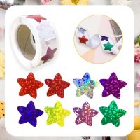 Color Hologram Star Sticker Birthday Wedding Gift Merchandise Party Decor Seal Sticker Envelope Invitation Sticker Baking Label Stickers Labels