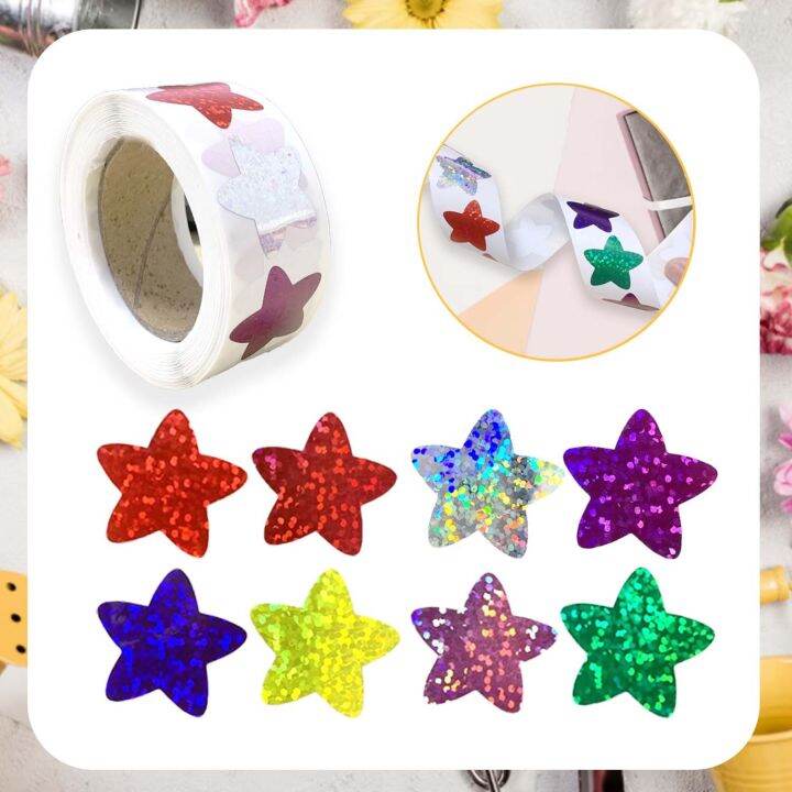 500pcs-colorful-star-stickers-for-kids-reward-school-classroom-adhesive-holographic-star-stickers-for-teachers-parents-diy-craft-stickers-labels