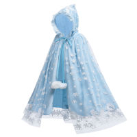 Frozen Christmas Cape Childrens Shawl Cloak Girl Princess Aisha Cloak Baby Kids Dress Clothes Garment Princess