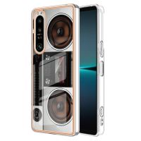 eForGalaxy Electroplating Marble Dual-side IMD Phone Case For Sony Xperia 1 IV/Sony Xperia 5 IV/Sony Xperia 10 IV