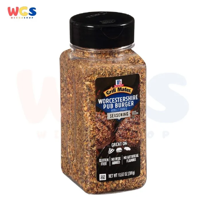 McCormick Grill Mates Worcestershire Pub Burger Seasoning, 10.62 oz