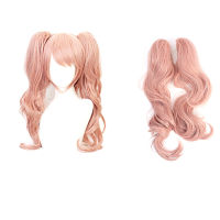 [JP TOY] วิกผมอะนิเมะ danganronpa Enoshima junko สีชมพูยาวผมหยิกชุดเล่น