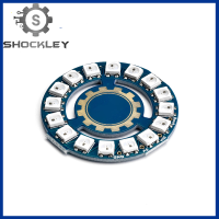 Shockley บอร์ดไฟ16บิต ICSI017A WS2812-4ตั้งโปรแกรมได้สีบอร์ดควบคุมไฟ LED แสง RGB 5050โมดูล LED 5V สำหรับไมโครคอนโทรลเลอร์ Arduino