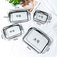 ◄ﺴ▥ Cosmetic bag ins super fire waterproof portable female travel transparent large capacity skin care wash bag product storage bag box