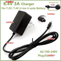 Ku3n8ky1คุณภาพสูง8.4V 3A 5.5X2.1Mm AC DC แหล่งจ่ายไฟที่ชาร์จอะแดปเตอร์สำหรับ7.2V 7.4V 8.4V 18650 Li-Ion Gratis Ongkir แบตเตอรี่ Li-Po