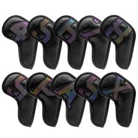 10PCS Golf Iron Club Head Covers Golf Club Covers Protective Covers Golf Supplies Gift Club Head Covers