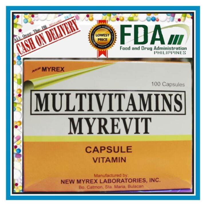 MYREVIT MULTIVITAMINS Capsules 100s Lazada PH