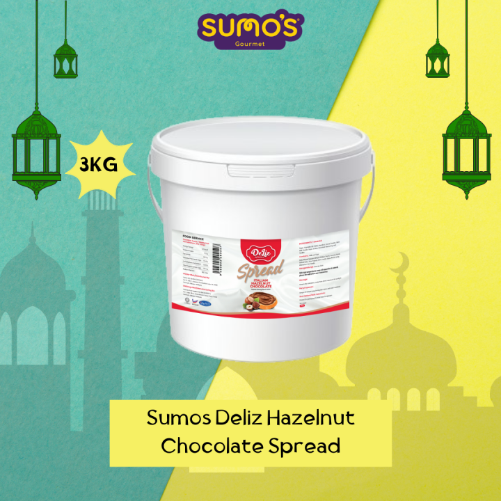 Sumos Deliz Italian Hazelnut Chocolate Spread 3kg Halal Lazada