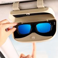 Glasses Holder Magnetic Car Sun Visor Glasses Case Organizer Glasses Storage Box Holder Visor Sunshade Car Holder For Glasses