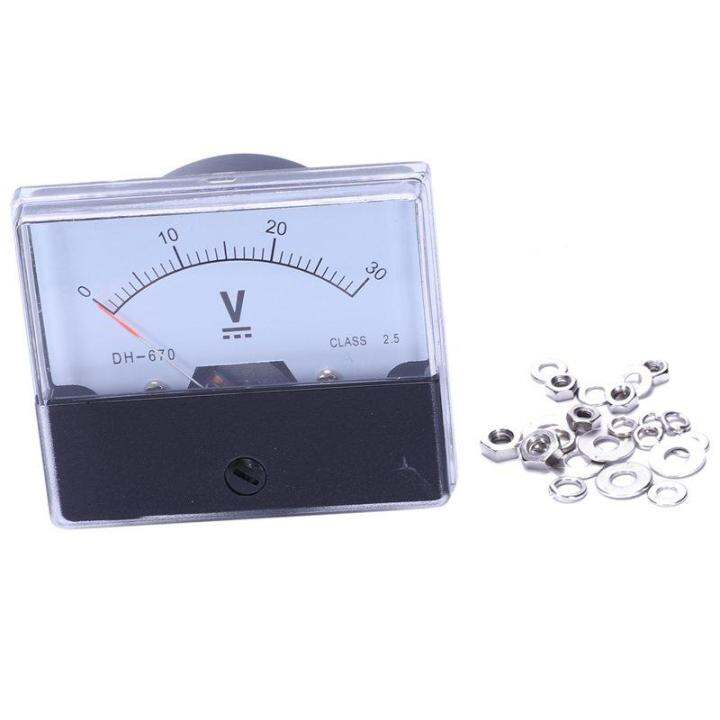 dh-670-accuracy-dc-30v-analog-panel-meter-voltmeter