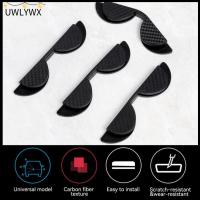 UWLYWX 4PCS / Set กาวในตัว มุมประตูรถ ป้องกันรอยขีดข่วน ฝาครอบป้องกันประตู สติกเกอร์ป้องกันรอยขีดข่วน สากลสากลสากล ทนทานต่อการใช้งาน อุปกรณ์เสริมรถยนต์ รถสำหรับรถ