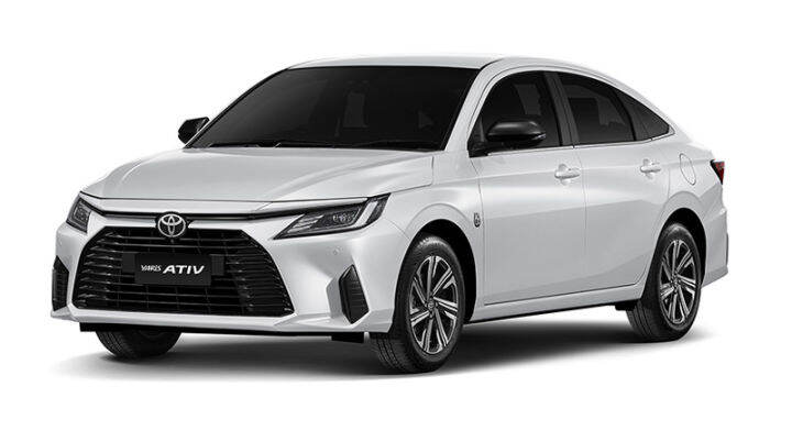 กันสาด-toyota-yaris-ativ-2022-2023-ตัวล่าสุด-4ประตู-สีดำเข้ม