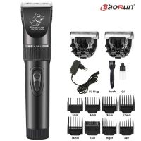 ☽ஐ▧ BaoRun P6 P7 Professional Grooming Kit Rechargeable Pet Cat Dog Hair Trimmer Electrical Clipper Shaver Set Hair Cutting Machine