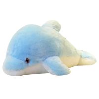 LED Glowing Plush Dolphin Toy LED Plush Toys Dolphin Pillow Gift for Kids on Christmas Birthday Festivals