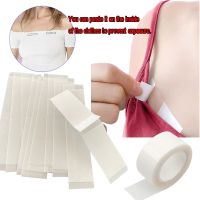 20pcs Double-sided Secret Body Adhesive Tape Waterproof dress Cloth Tape Anti Exposure Breast Bra Strip Safe Clear Lingerie Tape Adhesives  Tape