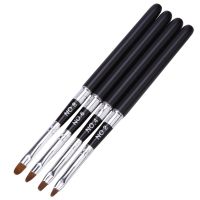 1 Pc Professional Nail Brush Detachable Manicure Gel Brush Acrylic Nail Art Painting Brush Round Head Phototherapy Pen Tools Artist Brushes Tools