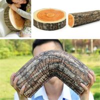 《Petty bourgeoisie life》 Creative Stump Shaped Pillows Cute Round Woods Grain Soft Plush Chair Seat Cushion Pillow Home Car Craft Decor