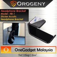 【Great. Cell phone case】 Orogeny ที่แขวนหูฟังอะคริลิคติดผนังที่วางหูฟังใต้โต๊ะสติกเกอร์ HB-1