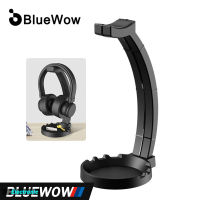 BlueWow Universal Headphone Stand Desktop Headphone Hanger Multi-functional Headset Hook Bracket Creative BSD-107 Headphone Holder for Headphone and Earphone Display