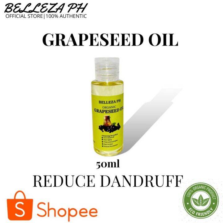 GRAPESEED OIL Belleza PH REDUCE DANDRUFF Hair Moisturizer Hair Growth