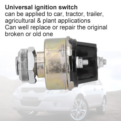 Universal Ignition Starter Switch เปลี่ยน Barrel Lock ควบคุม KS6180 W/2 ปุ่ม